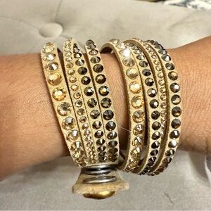 Swarovski wrap bracelet
